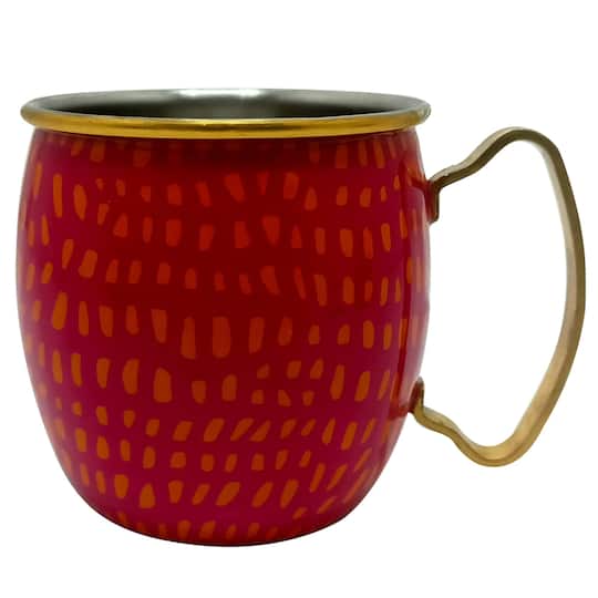 16oz. Pink & Orange Metal Mug by Ashland®